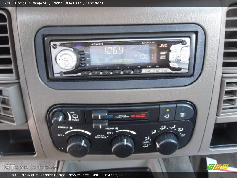 Patriot Blue Pearl / Sandstone 2001 Dodge Durango SLT