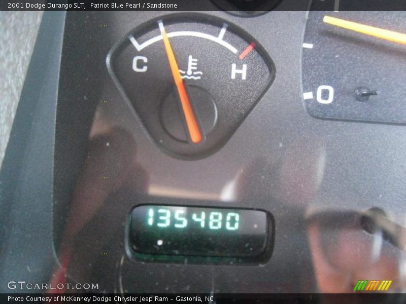 Patriot Blue Pearl / Sandstone 2001 Dodge Durango SLT