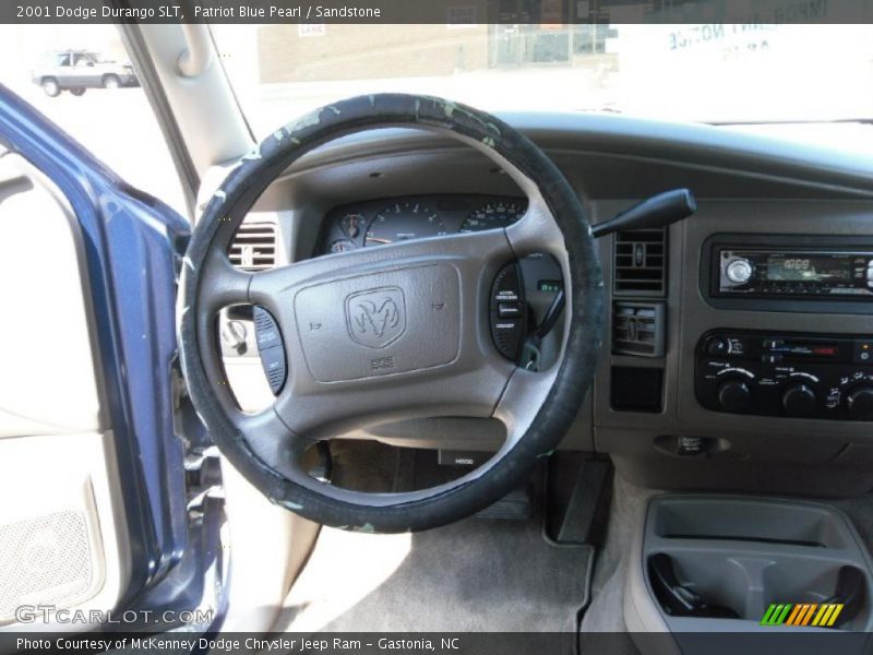 Patriot Blue Pearl / Sandstone 2001 Dodge Durango SLT