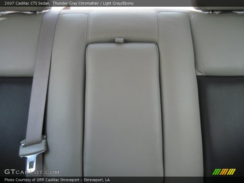 Thunder Gray Chromaflair / Light Gray/Ebony 2007 Cadillac CTS Sedan