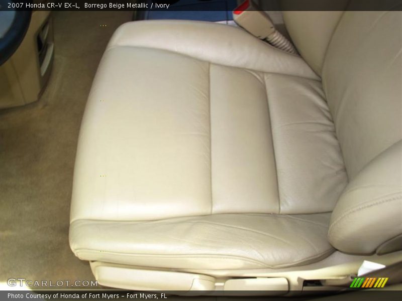 Borrego Beige Metallic / Ivory 2007 Honda CR-V EX-L
