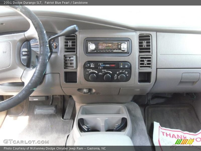Patriot Blue Pearl / Sandstone 2001 Dodge Durango SLT