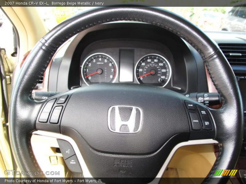 Borrego Beige Metallic / Ivory 2007 Honda CR-V EX-L
