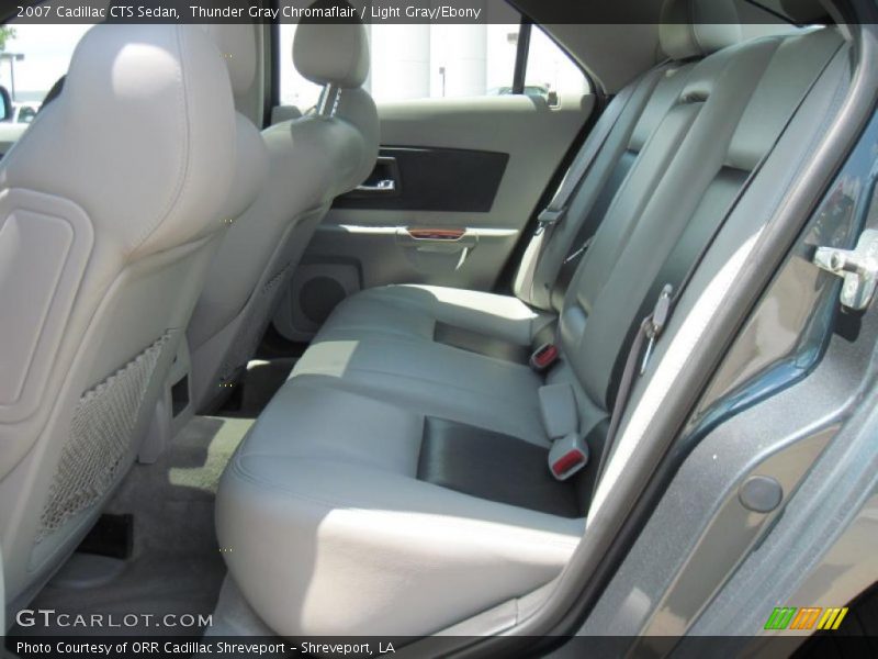 Thunder Gray Chromaflair / Light Gray/Ebony 2007 Cadillac CTS Sedan