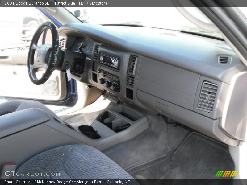 Patriot Blue Pearl / Sandstone 2001 Dodge Durango SLT