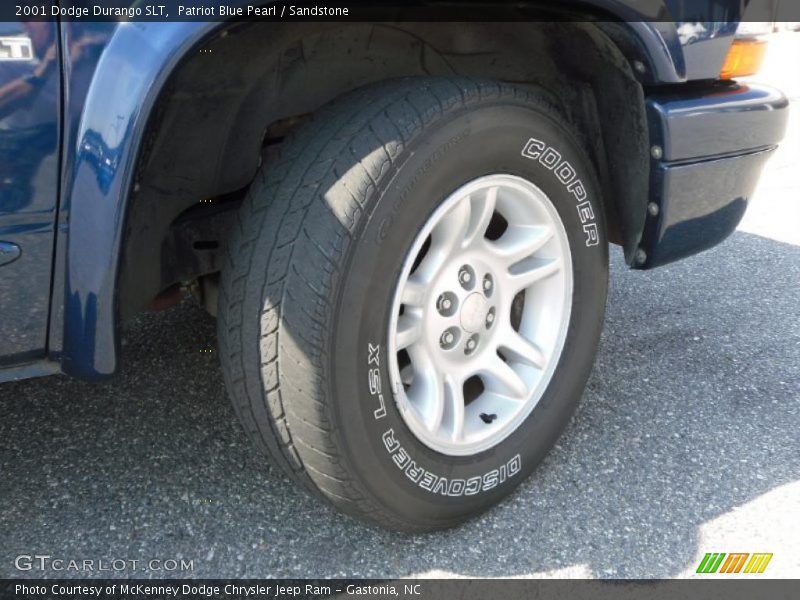 Patriot Blue Pearl / Sandstone 2001 Dodge Durango SLT