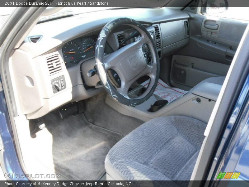 Patriot Blue Pearl / Sandstone 2001 Dodge Durango SLT