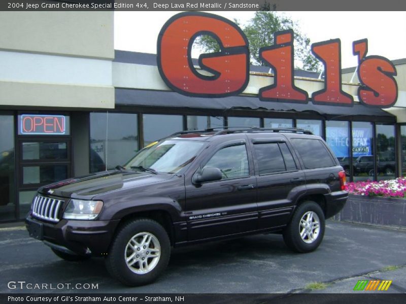 Deep Lava Red Metallic / Sandstone 2004 Jeep Grand Cherokee Special Edition 4x4