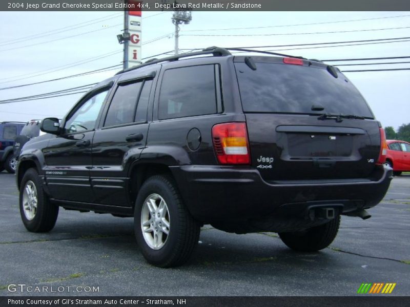 Deep Lava Red Metallic / Sandstone 2004 Jeep Grand Cherokee Special Edition 4x4