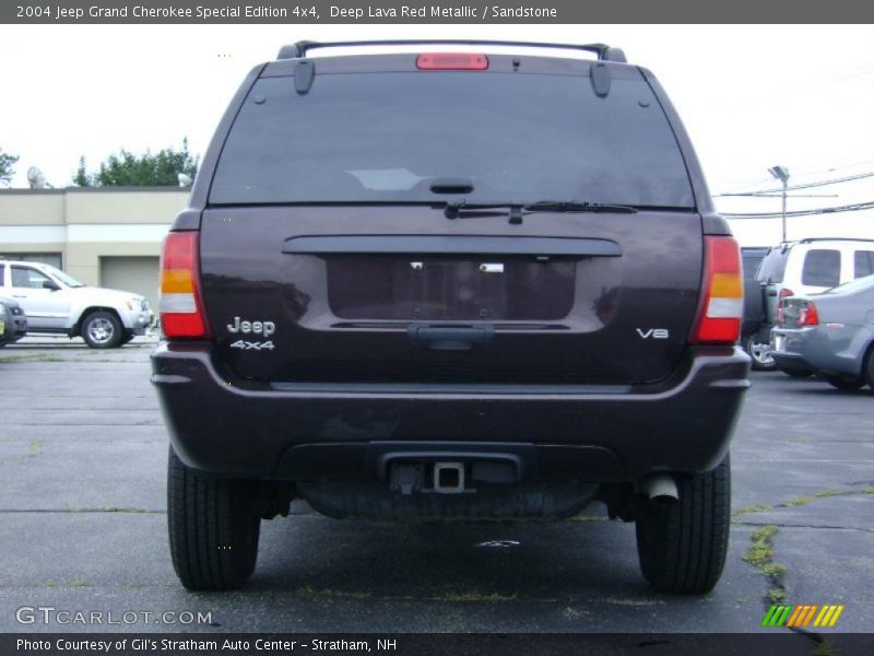 Deep Lava Red Metallic / Sandstone 2004 Jeep Grand Cherokee Special Edition 4x4