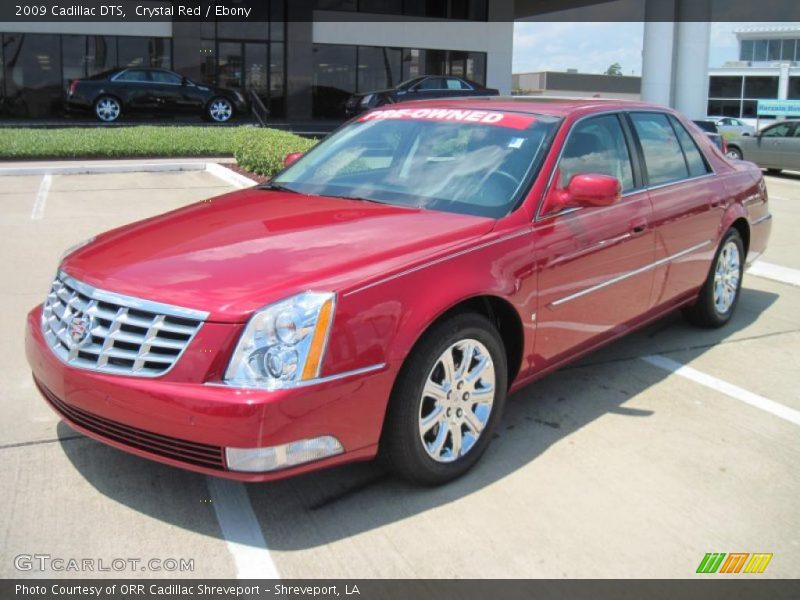 Crystal Red / Ebony 2009 Cadillac DTS