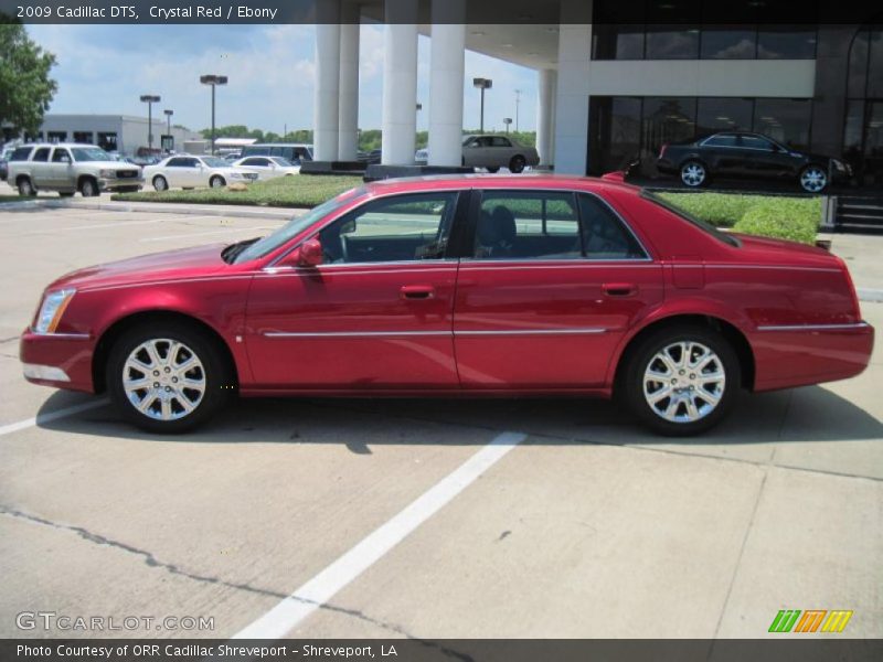 Crystal Red / Ebony 2009 Cadillac DTS