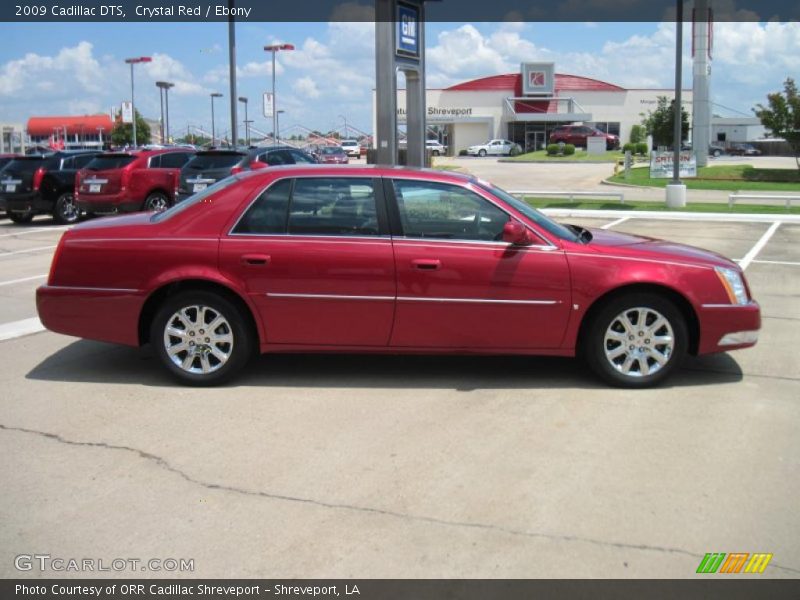 Crystal Red / Ebony 2009 Cadillac DTS