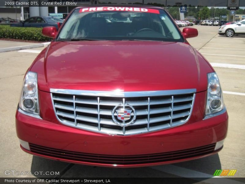 Crystal Red / Ebony 2009 Cadillac DTS