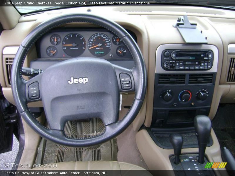 Deep Lava Red Metallic / Sandstone 2004 Jeep Grand Cherokee Special Edition 4x4