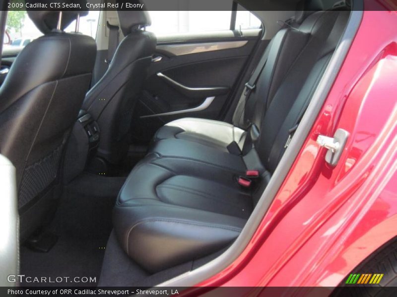 Crystal Red / Ebony 2009 Cadillac CTS Sedan