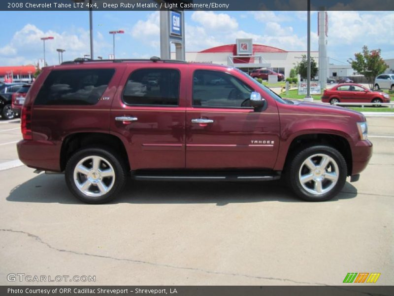 Deep Ruby Metallic / Light Cashmere/Ebony 2008 Chevrolet Tahoe LTZ 4x4