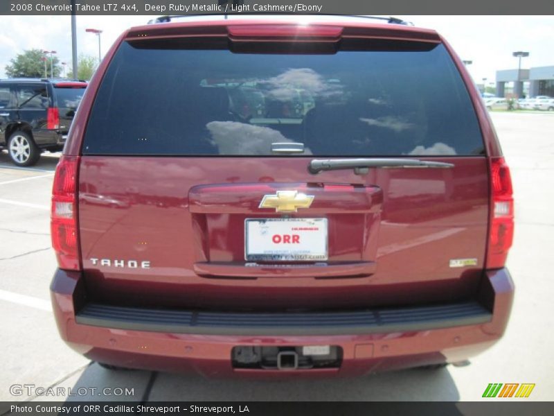 Deep Ruby Metallic / Light Cashmere/Ebony 2008 Chevrolet Tahoe LTZ 4x4