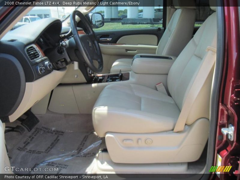 Deep Ruby Metallic / Light Cashmere/Ebony 2008 Chevrolet Tahoe LTZ 4x4