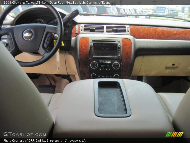 Deep Ruby Metallic / Light Cashmere/Ebony 2008 Chevrolet Tahoe LTZ 4x4