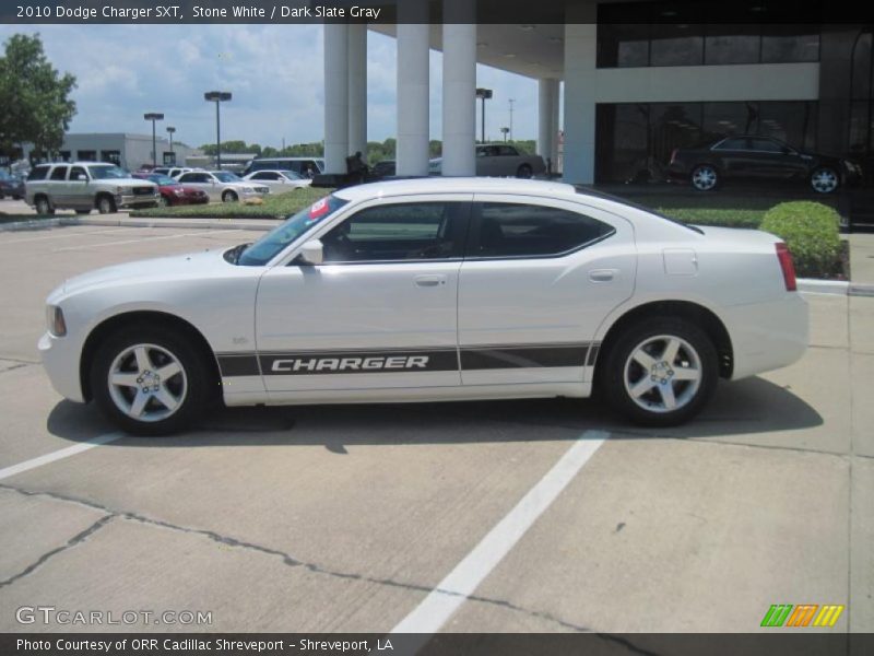Stone White / Dark Slate Gray 2010 Dodge Charger SXT