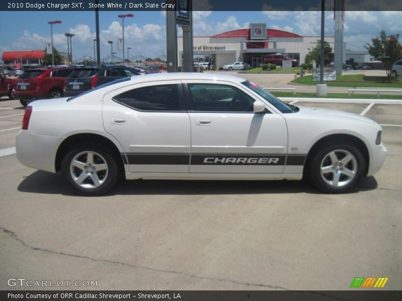 Stone White / Dark Slate Gray 2010 Dodge Charger SXT