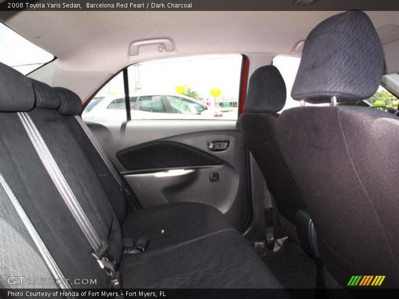 Barcelona Red Pearl / Dark Charcoal 2008 Toyota Yaris Sedan