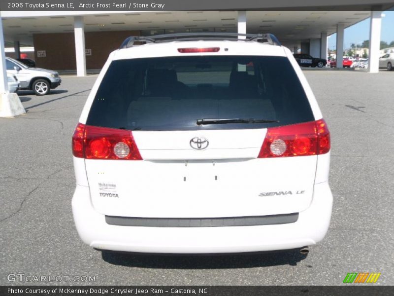 Arctic Frost Pearl / Stone Gray 2006 Toyota Sienna LE