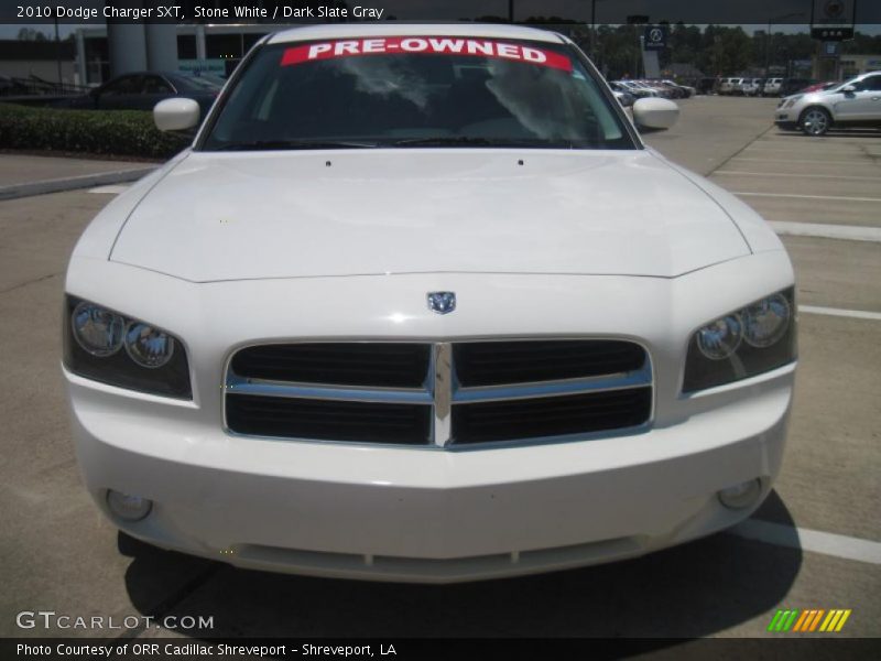 Stone White / Dark Slate Gray 2010 Dodge Charger SXT
