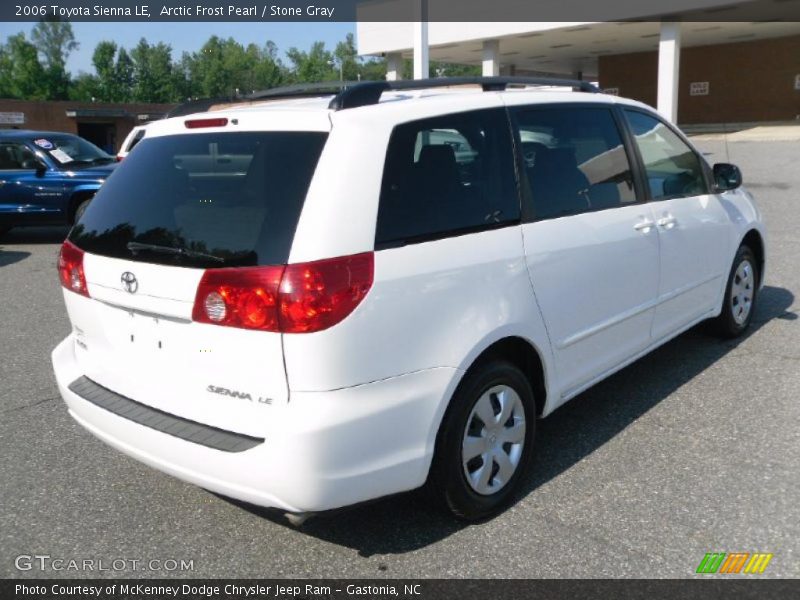 Arctic Frost Pearl / Stone Gray 2006 Toyota Sienna LE