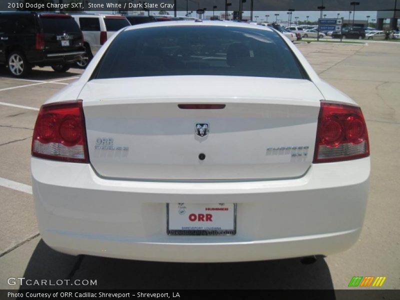 Stone White / Dark Slate Gray 2010 Dodge Charger SXT