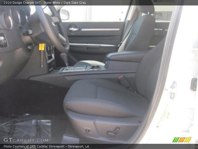 Stone White / Dark Slate Gray 2010 Dodge Charger SXT