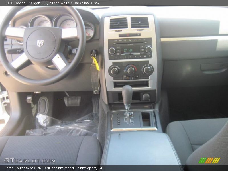 Stone White / Dark Slate Gray 2010 Dodge Charger SXT