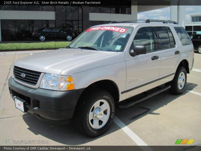 Silver Birch Metallic / Medium Parchment 2005 Ford Explorer XLS