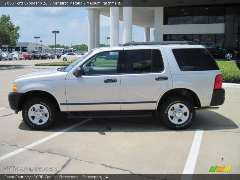 Silver Birch Metallic / Medium Parchment 2005 Ford Explorer XLS