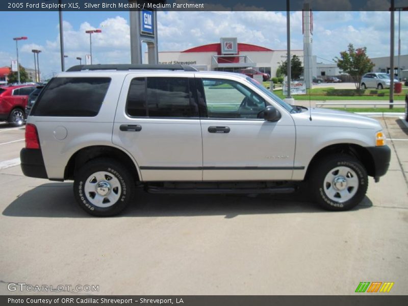 Silver Birch Metallic / Medium Parchment 2005 Ford Explorer XLS