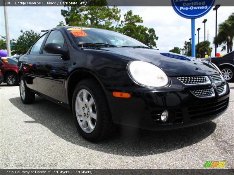 Black / Dark Slate Gray 2005 Dodge Neon SXT