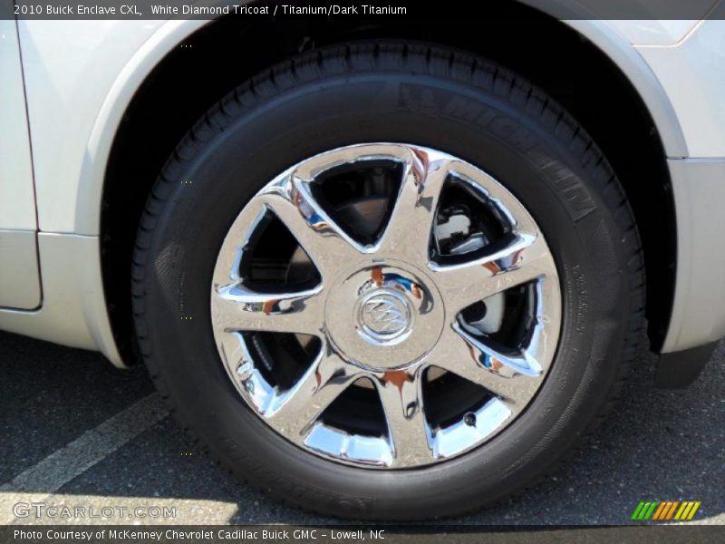 White Diamond Tricoat / Titanium/Dark Titanium 2010 Buick Enclave CXL