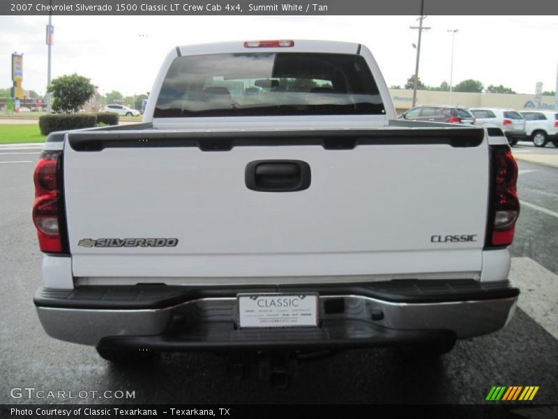Summit White / Tan 2007 Chevrolet Silverado 1500 Classic LT Crew Cab 4x4