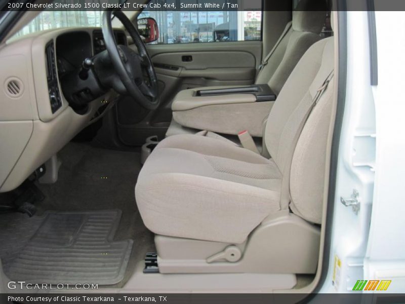 Summit White / Tan 2007 Chevrolet Silverado 1500 Classic LT Crew Cab 4x4