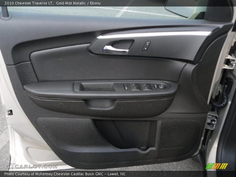 Gold Mist Metallic / Ebony 2010 Chevrolet Traverse LT