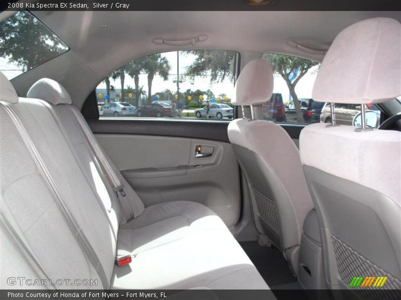 Silver / Gray 2008 Kia Spectra EX Sedan