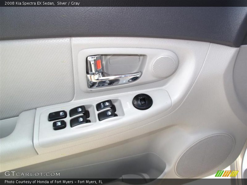 Silver / Gray 2008 Kia Spectra EX Sedan