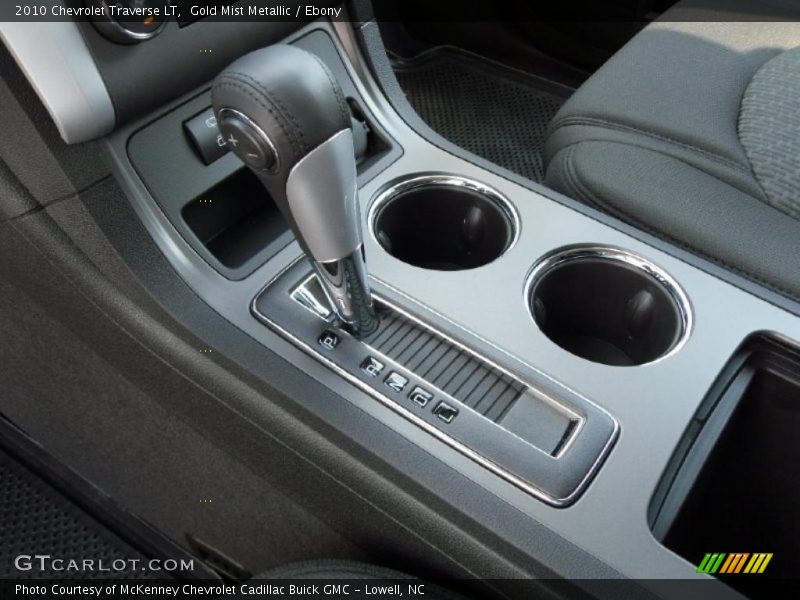Gold Mist Metallic / Ebony 2010 Chevrolet Traverse LT