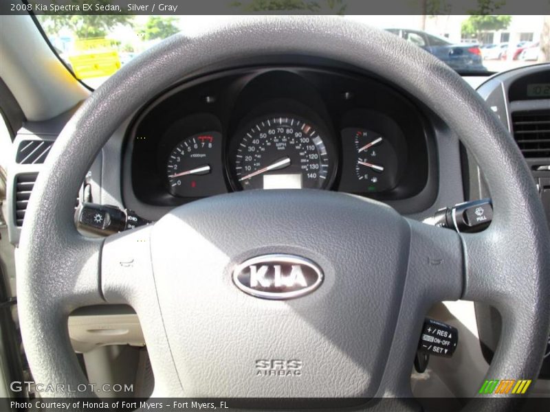 Silver / Gray 2008 Kia Spectra EX Sedan