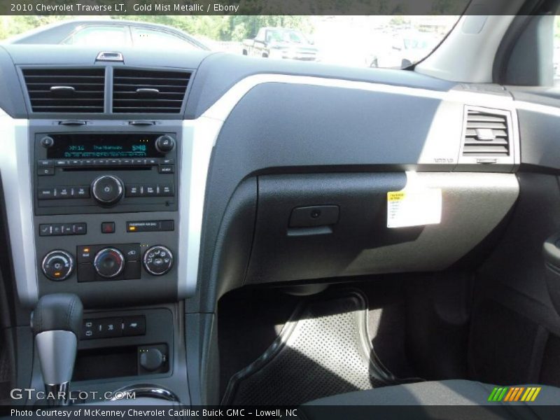 Gold Mist Metallic / Ebony 2010 Chevrolet Traverse LT