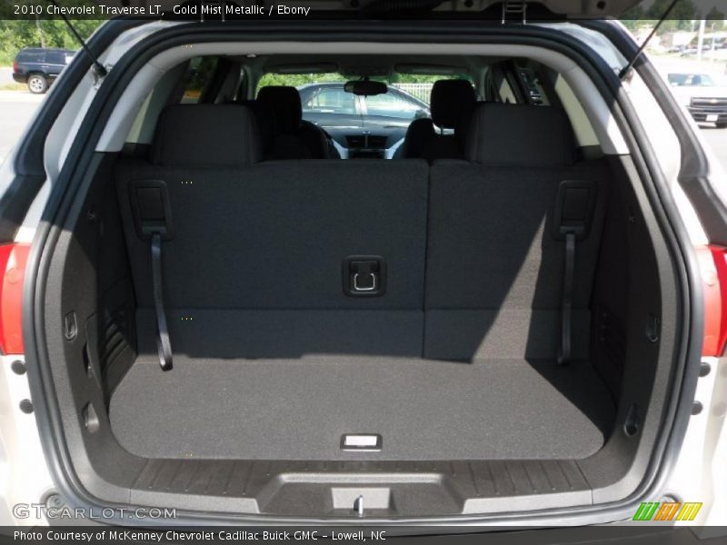Gold Mist Metallic / Ebony 2010 Chevrolet Traverse LT