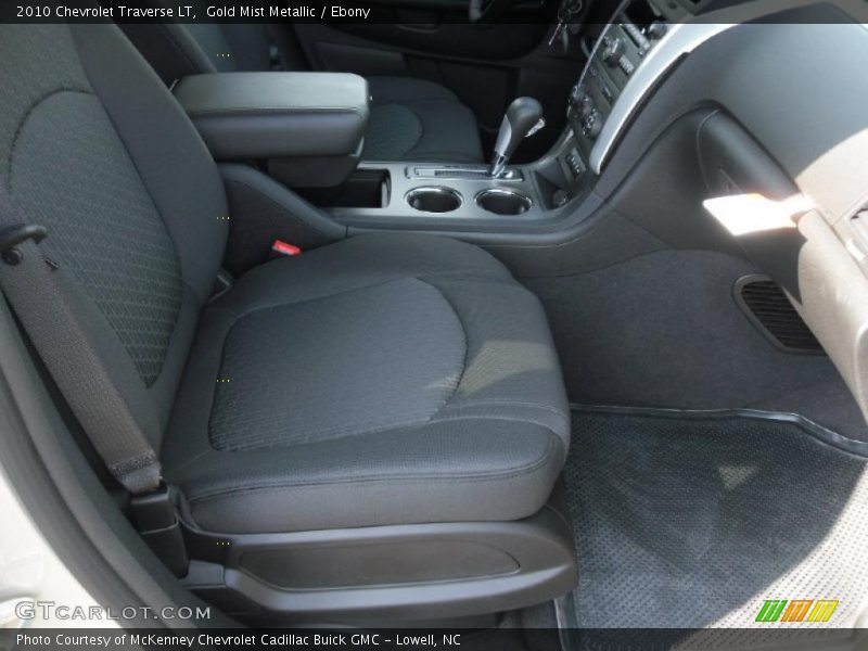 Gold Mist Metallic / Ebony 2010 Chevrolet Traverse LT