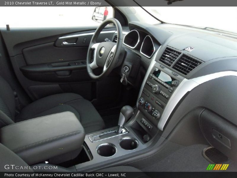 Gold Mist Metallic / Ebony 2010 Chevrolet Traverse LT