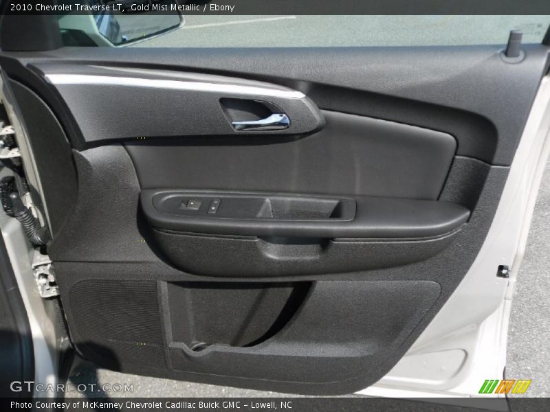 Gold Mist Metallic / Ebony 2010 Chevrolet Traverse LT